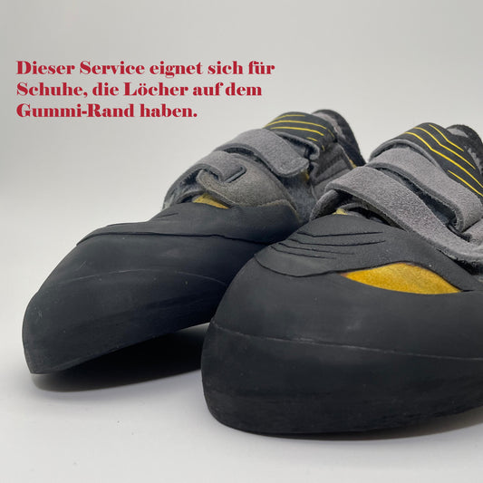 Kletterschuhe mit neuer Besohlung und Spitze 2