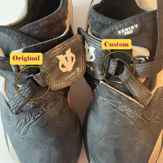 Kletterschuhe nacher Custom Reparatur