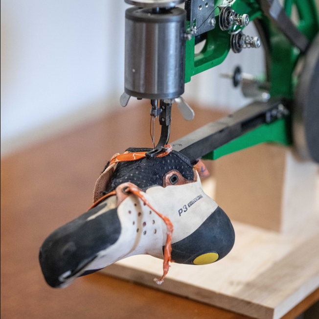 Kletterschuhe Reparatur